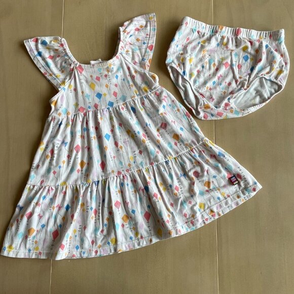 Magnetic Me TENCEL™ Modal Baby Dress With Bloomers - Size 12-18 Months - Picture 2 of 5